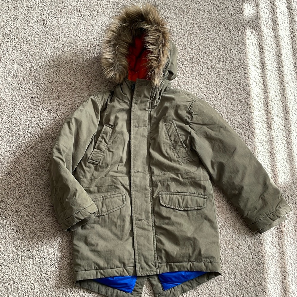 Mini Boden boys coat size 6-7